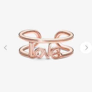 Pandora rose love ring